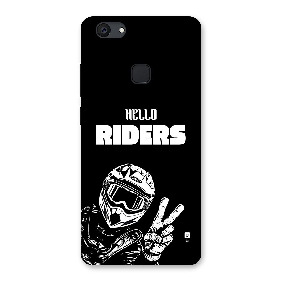 Hello Riders Back Case for Vivo V7 Plus