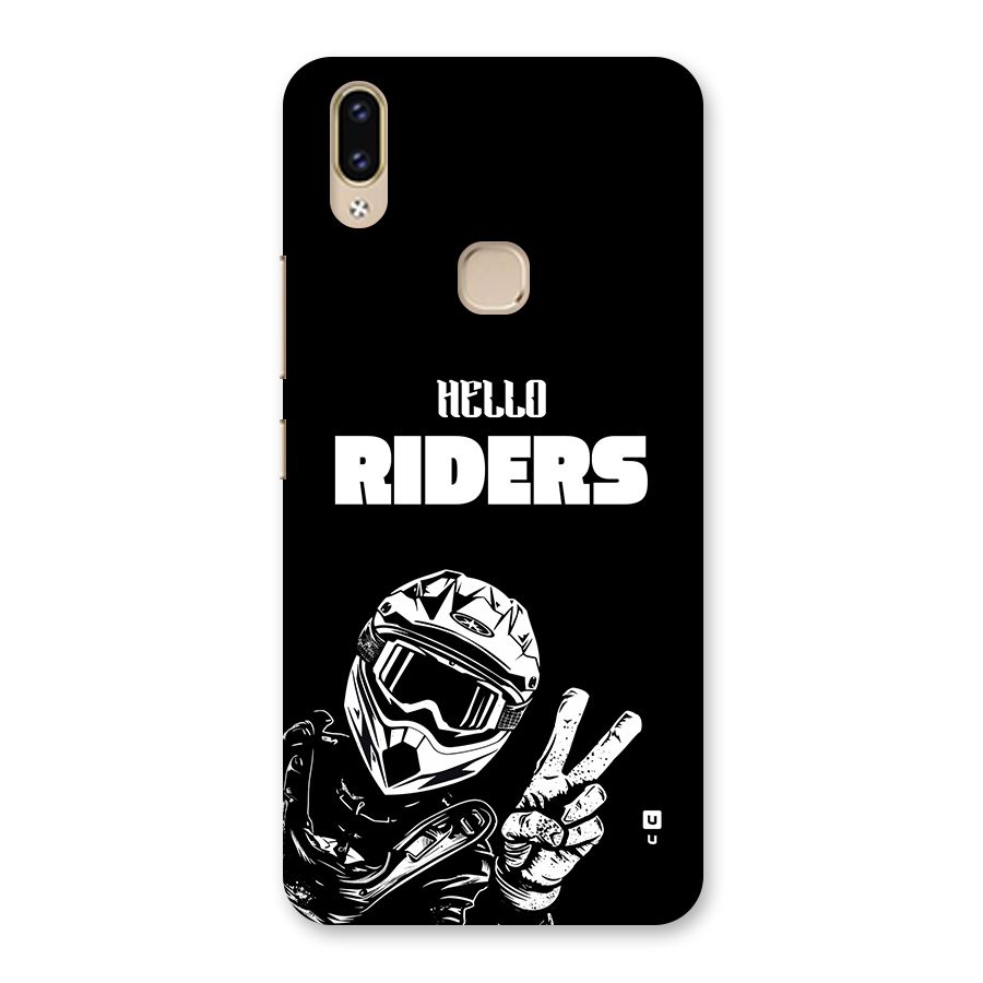 Hello Riders Back Case for Vivo V9 Youth