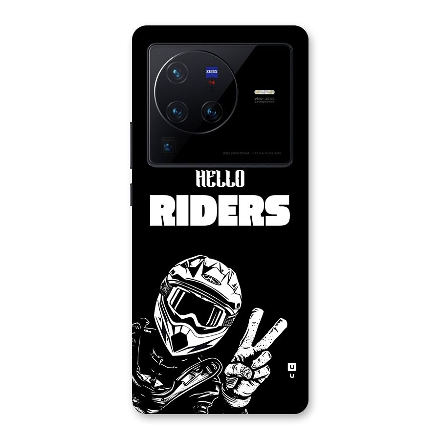 Hello Riders Back Case for Vivo X80 Pro