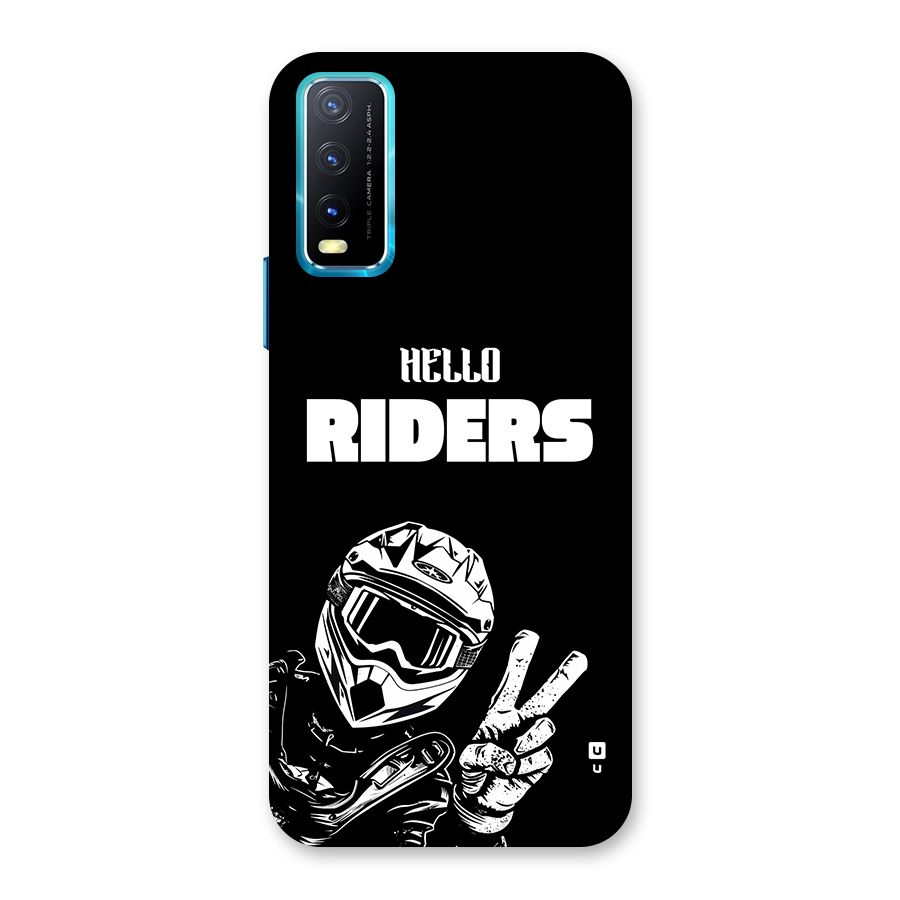 Hello Riders Back Case for Vivo Y20A