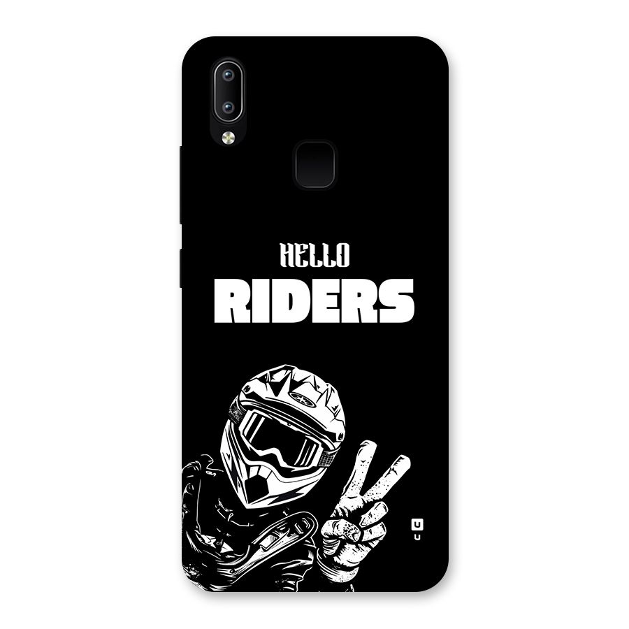 Hello Riders Back Case for Vivo Y93