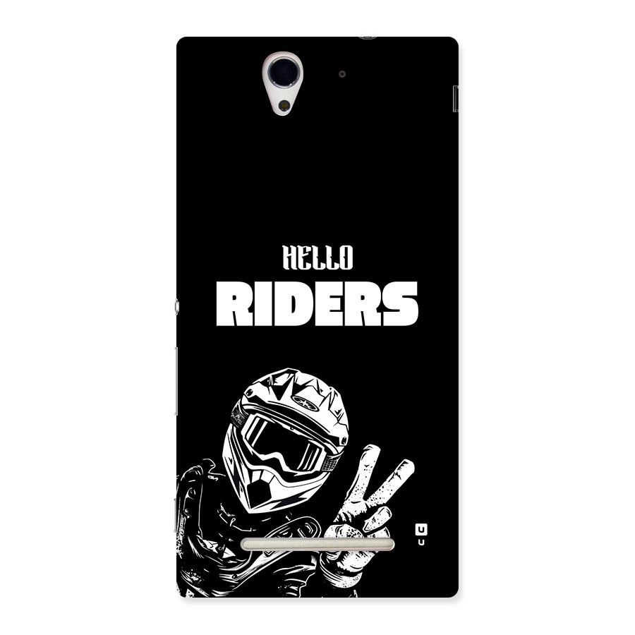 Hello Riders Back Case for Xperia C3