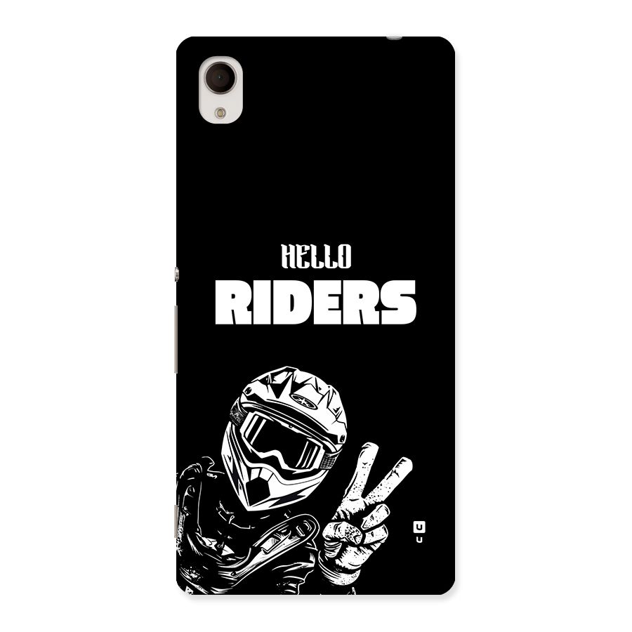 Hello Riders Back Case for Xperia M4 Aqua