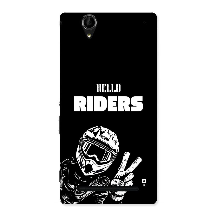 Hello Riders Back Case for Xperia T2