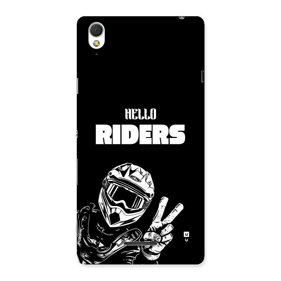 Hello Riders Back Case for Xperia T3