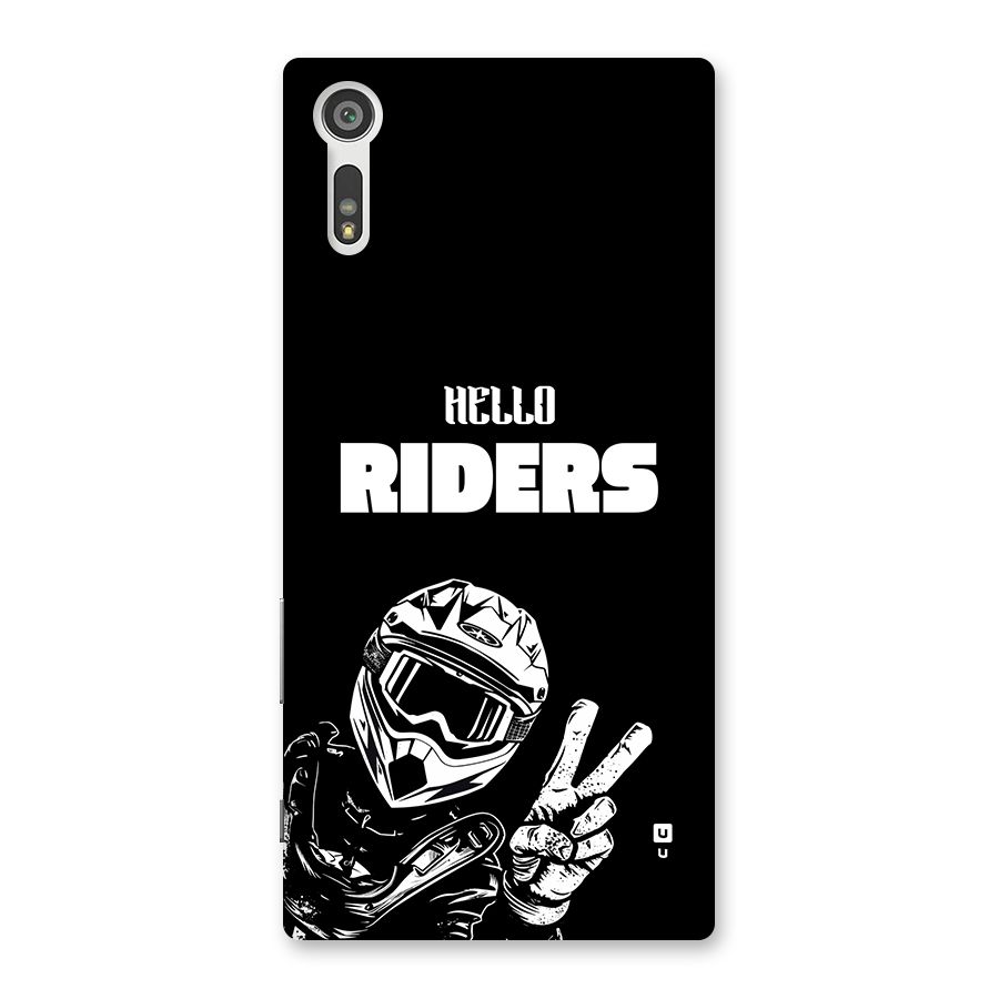 Hello Riders Back Case for Xperia XZ