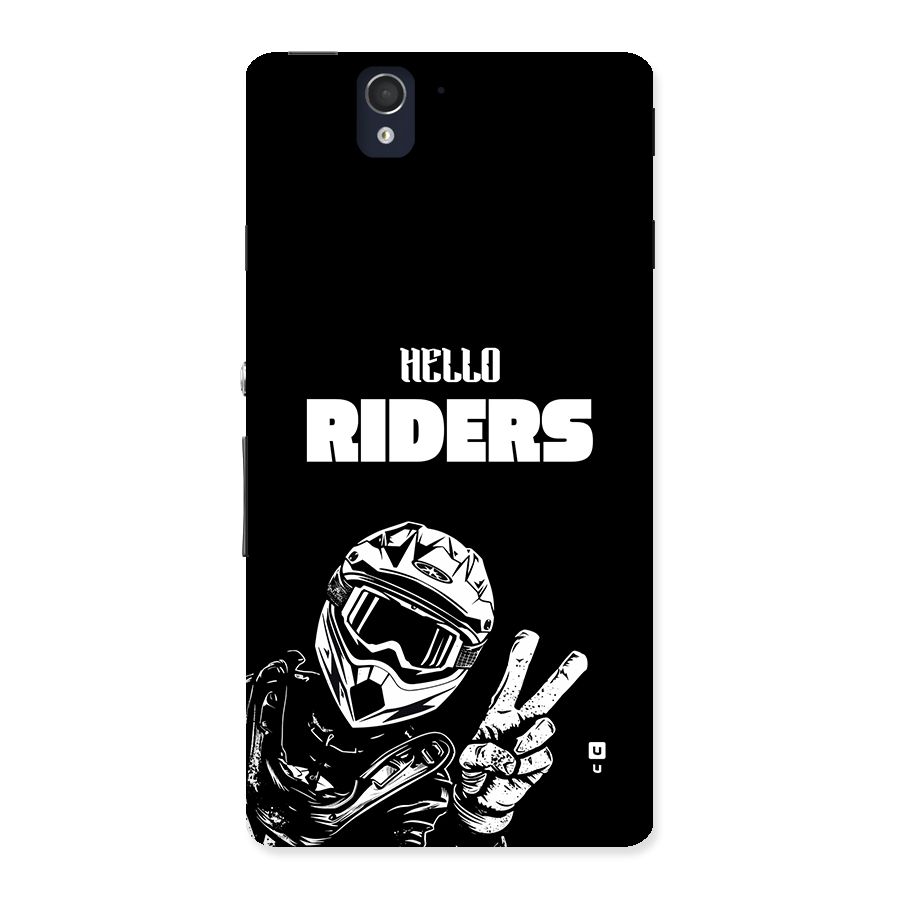 Hello Riders Back Case for Xperia Z