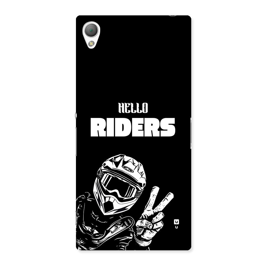 Hello Riders Back Case for Xperia Z3