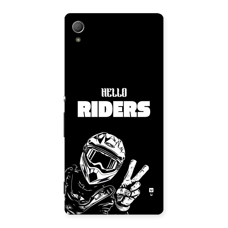 Hello Riders Back Case for Xperia Z3 Plus