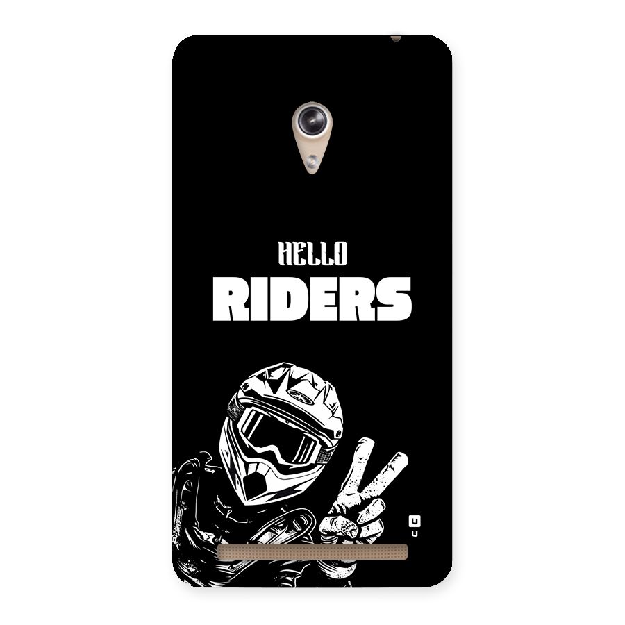Hello Riders Back Case for Zenfone 6