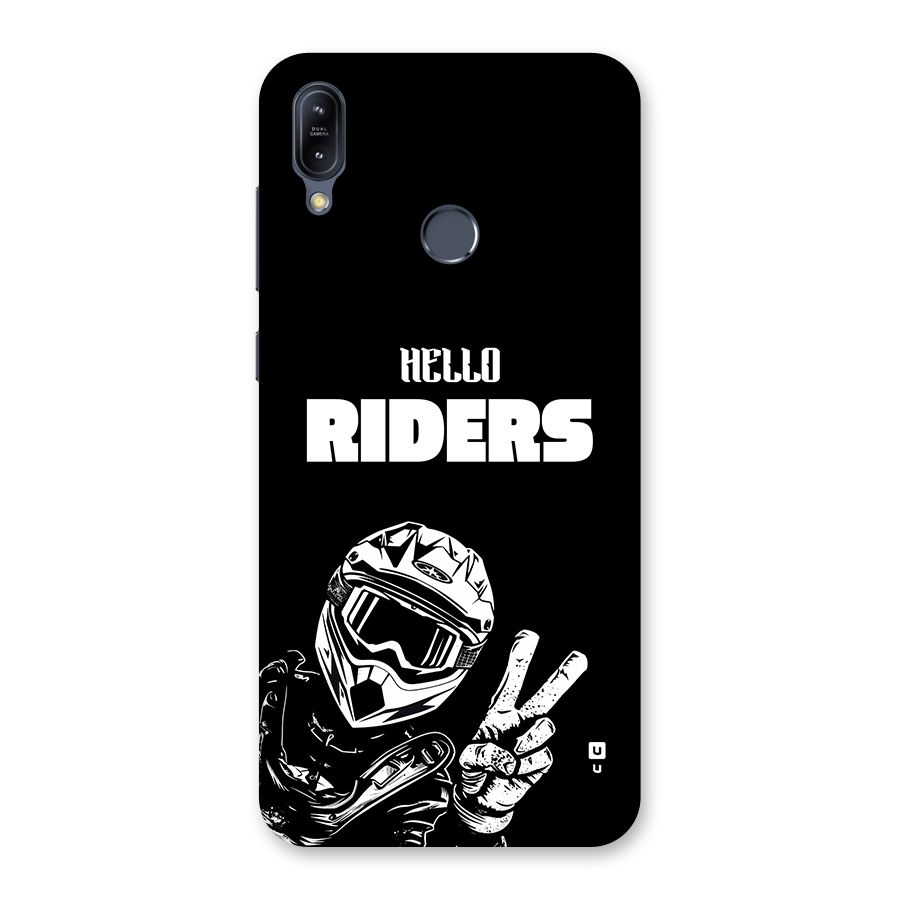 Hello Riders Back Case for Zenfone Max M2