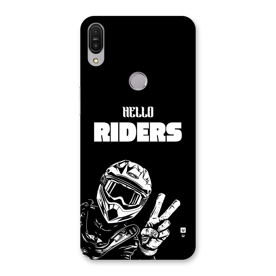 Hello Riders Back Case for Zenfone Max Pro M1