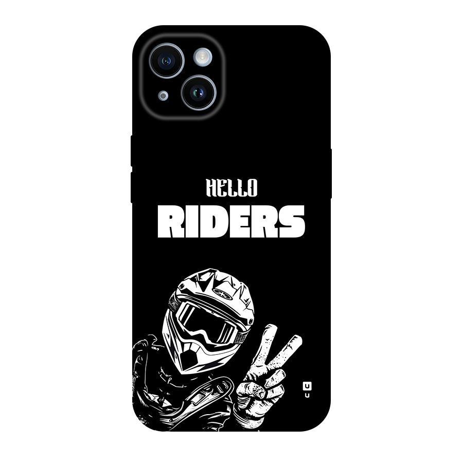 Hello Riders Back Case for iPhone 14