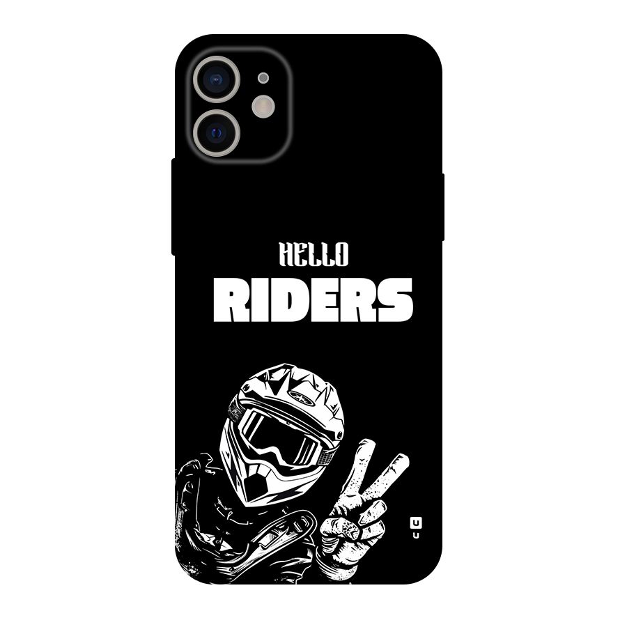 Hello Riders Back Case for iPhone 11