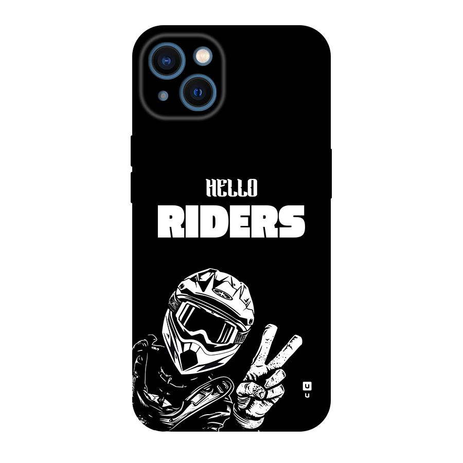 Hello Riders Back Case for iPhone 13