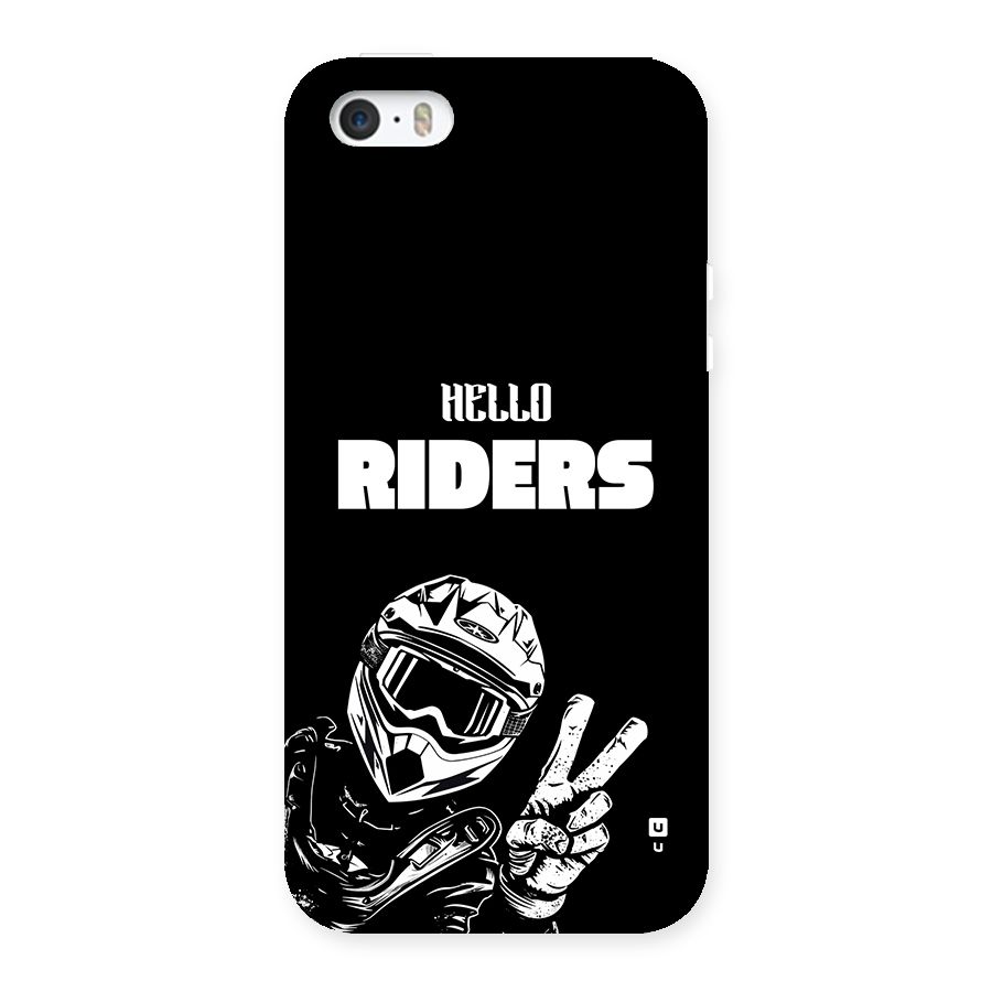 Hello Riders Back Case for iPhone 5 5s