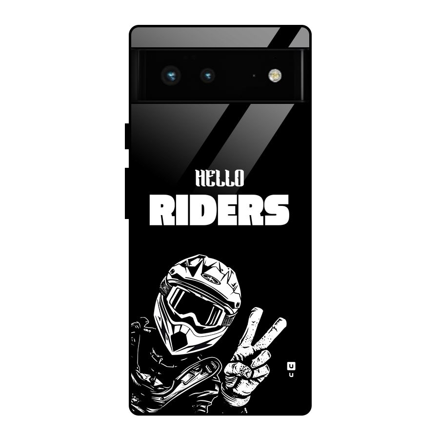 Hello Riders Glass Back Case for Google Pixel 6