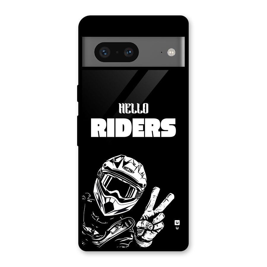 Hello Riders Glass Back Case for Google Pixel 7
