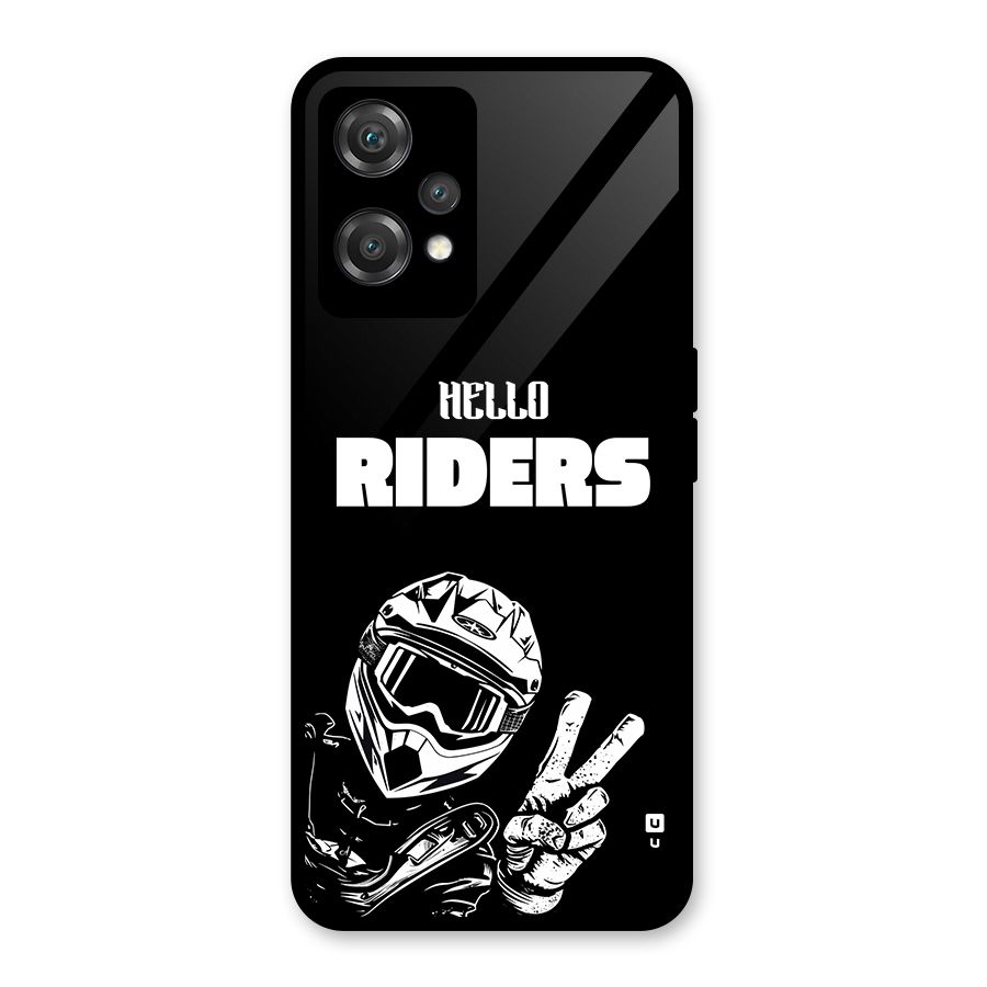 Hello Riders Glass Back Case for OnePlus Nord CE 2 Lite 5G