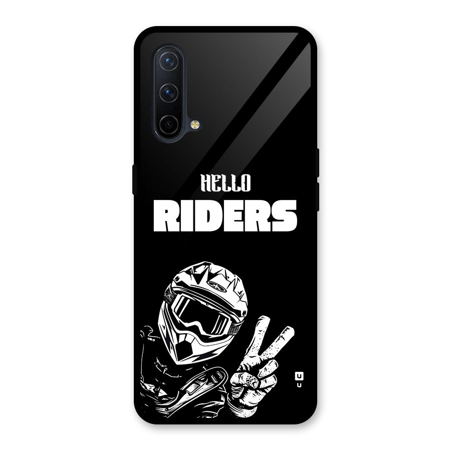 Hello Riders Glass Back Case for OnePlus Nord CE 5G