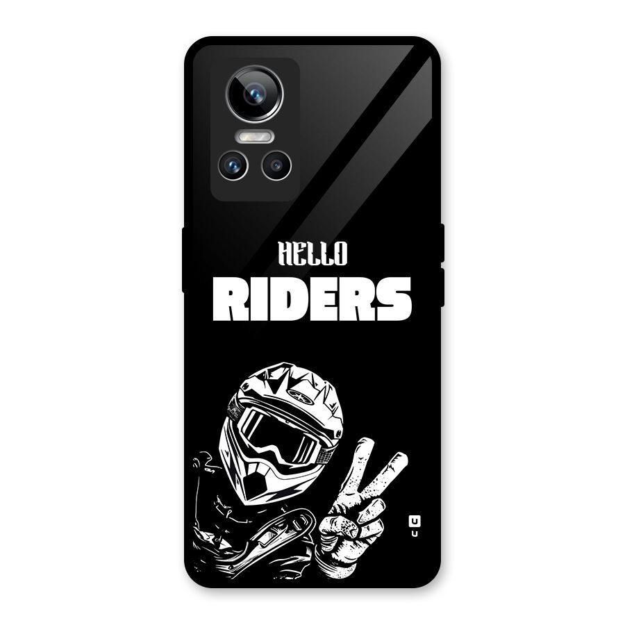 Hello Riders Glass Back Case for Realme GT Neo 3