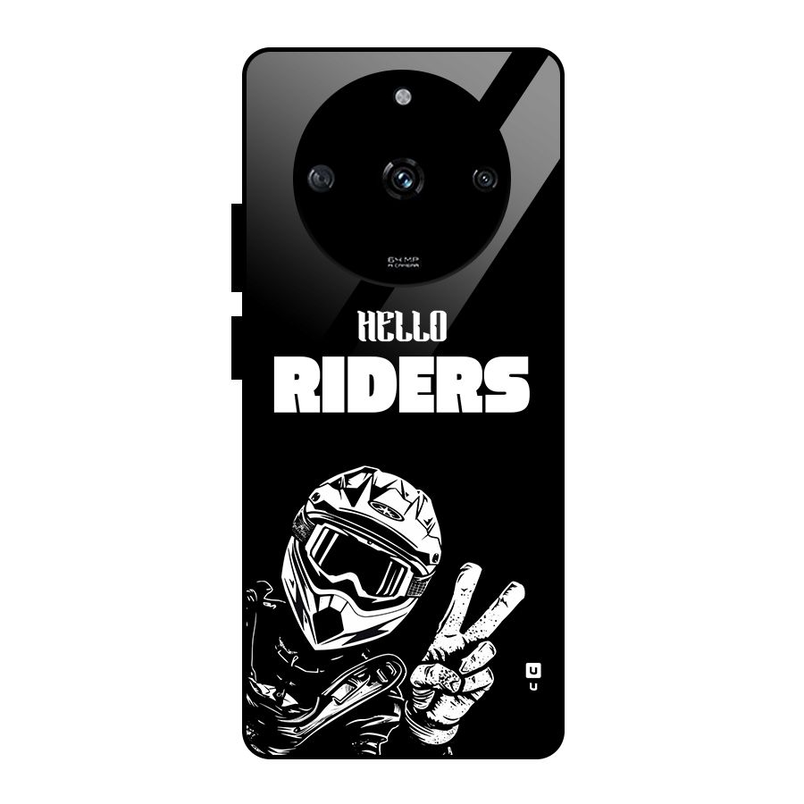 Hello Riders Glass Back Case for Realme Narzo 60 5G
