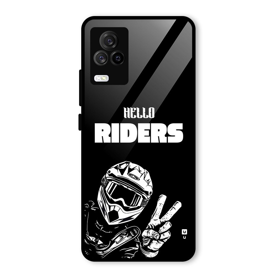 Hello Riders Glass Back Case for Vivo iQOO 7 Legend 5G