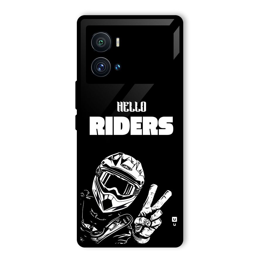 Hello Riders Glass Back Case for Vivo iQOO 9 Pro