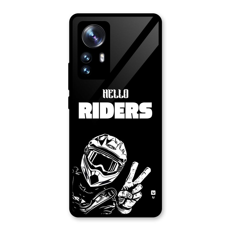 Hello Riders Glass Back Case for Xiaomi 12 Pro