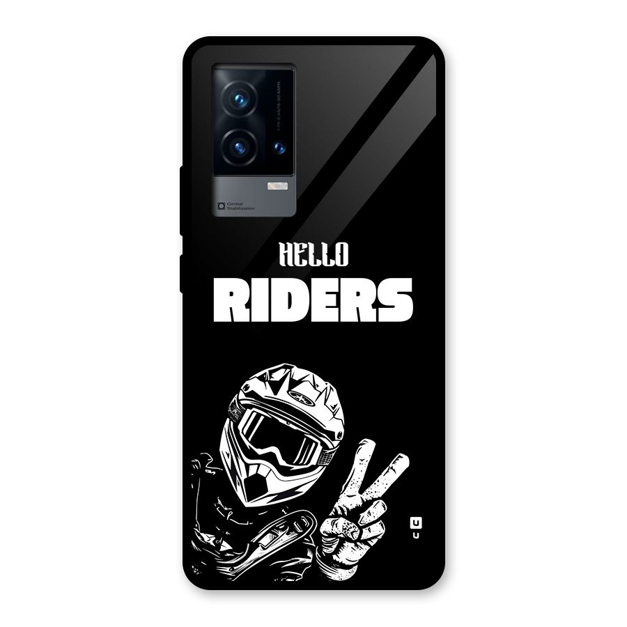 Hello Riders Glass Back Case for iQOO 9 5G