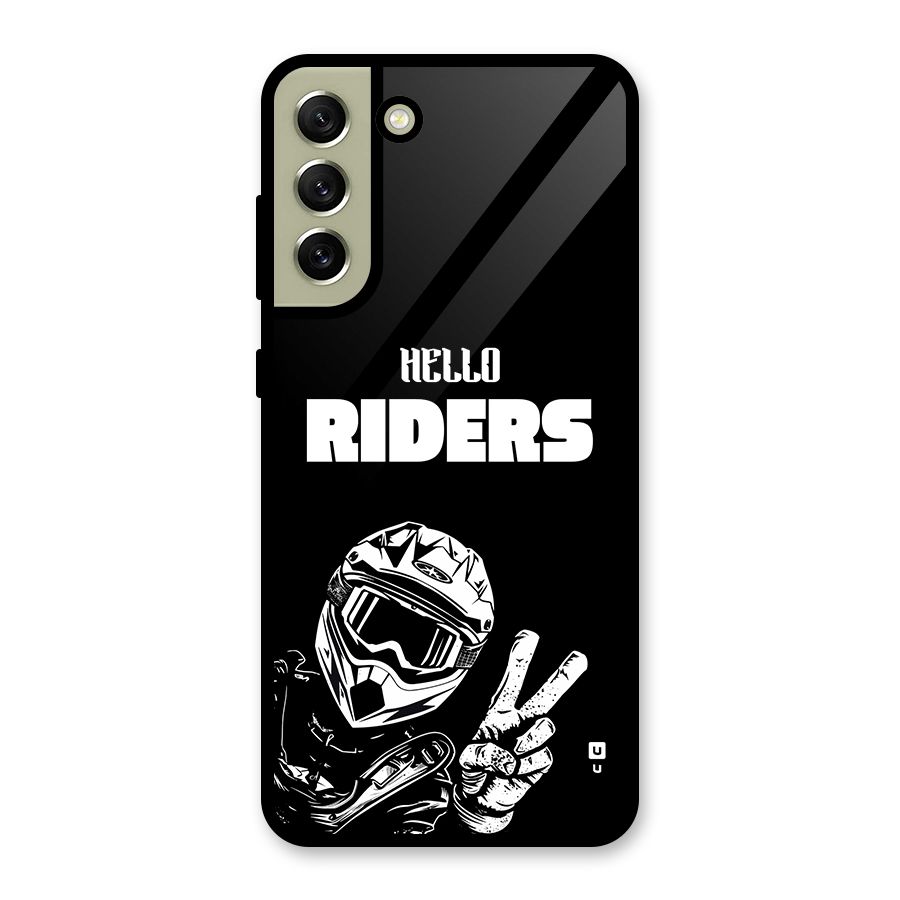 Hello Riders Metal Back Case for Galaxy S21 FE 5G (2023)