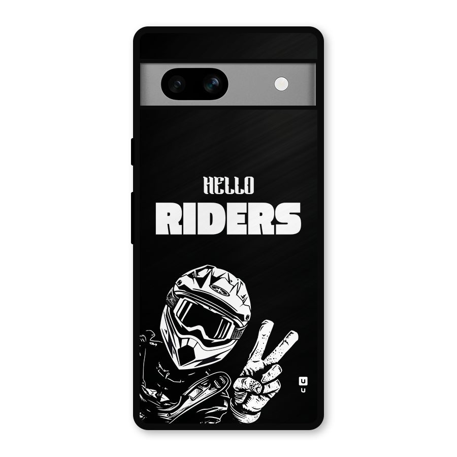 Hello Riders Metal Back Case for Google Pixel 7a