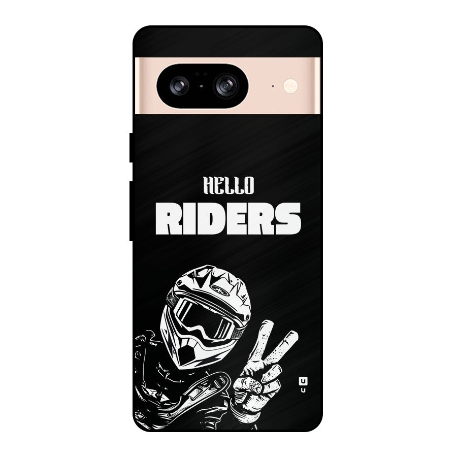 Hello Riders Metal Back Case for Google Pixel 8