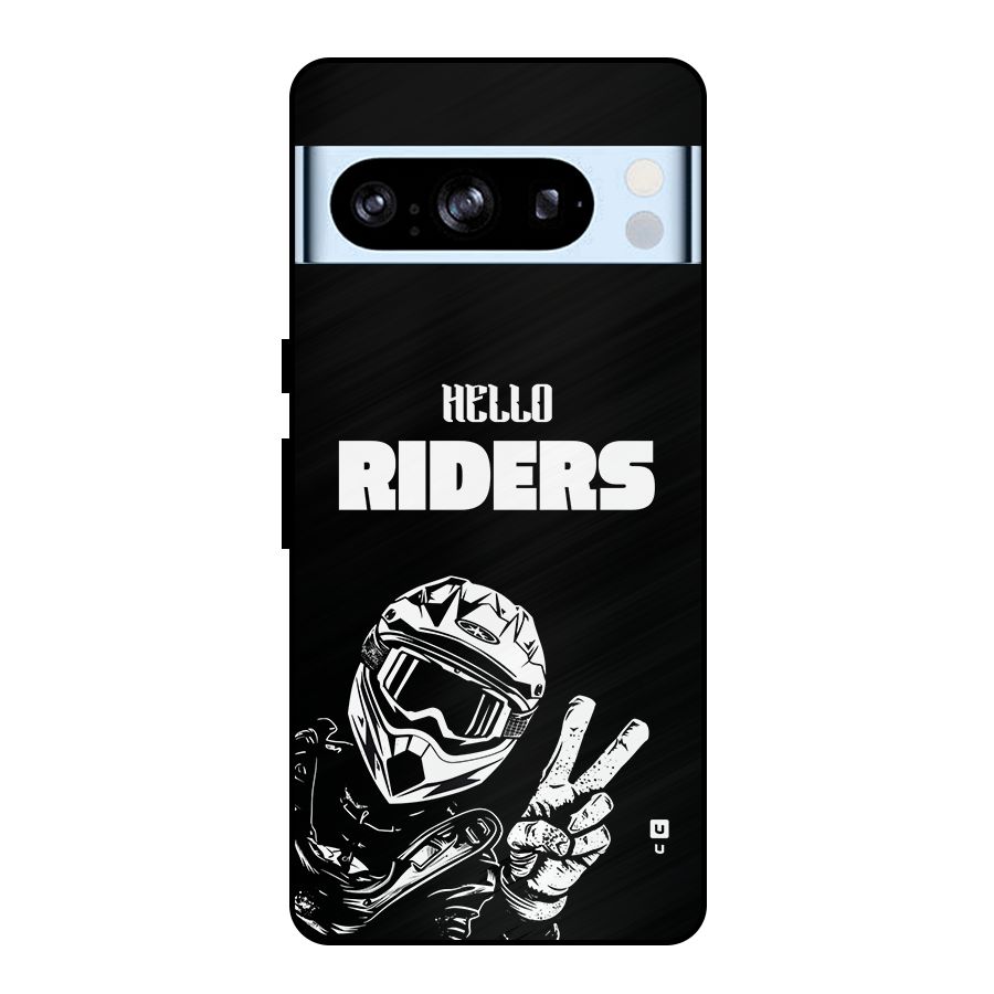 Hello Riders Metal Back Case for Google Pixel 8 Pro