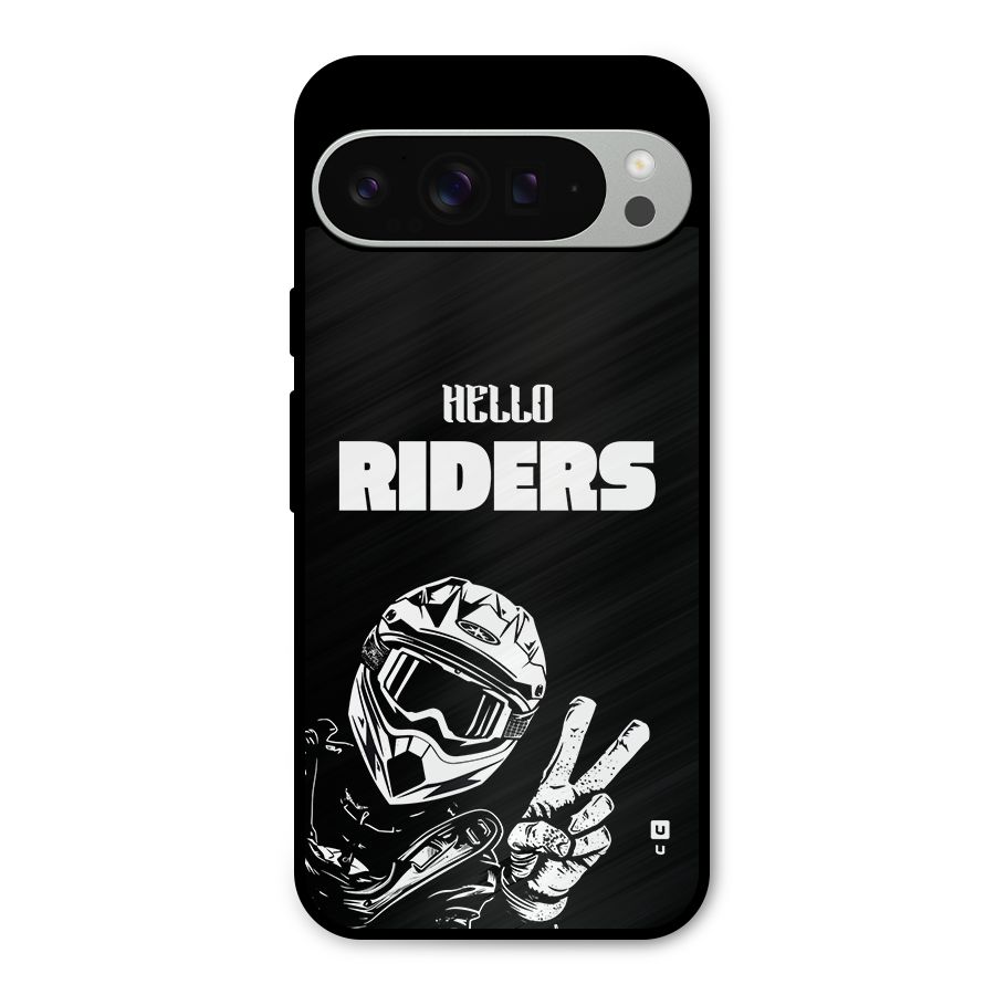 Hello Riders Metal Back Case for Google Pixel 9 Pro XL