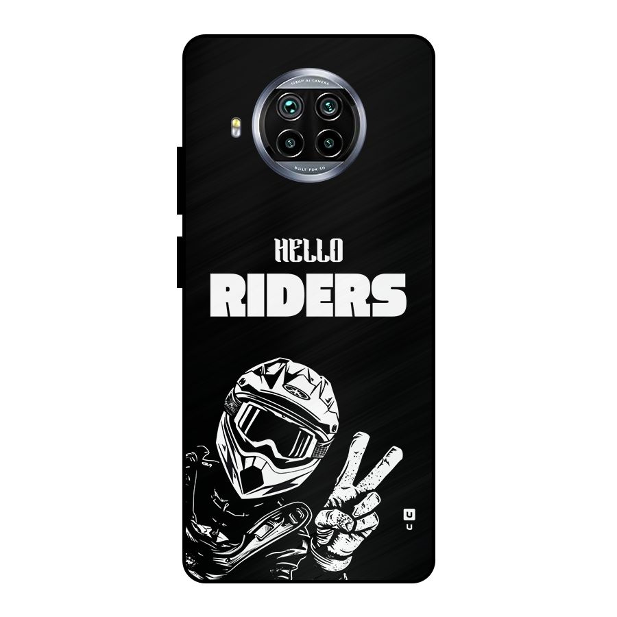 Hello Riders Metal Back Case for Mi 10i