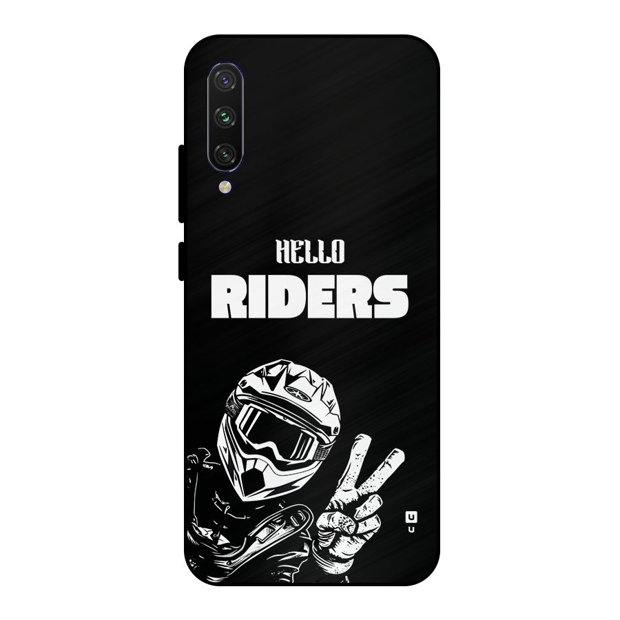 Hello Riders Metal Back Case for Mi A3