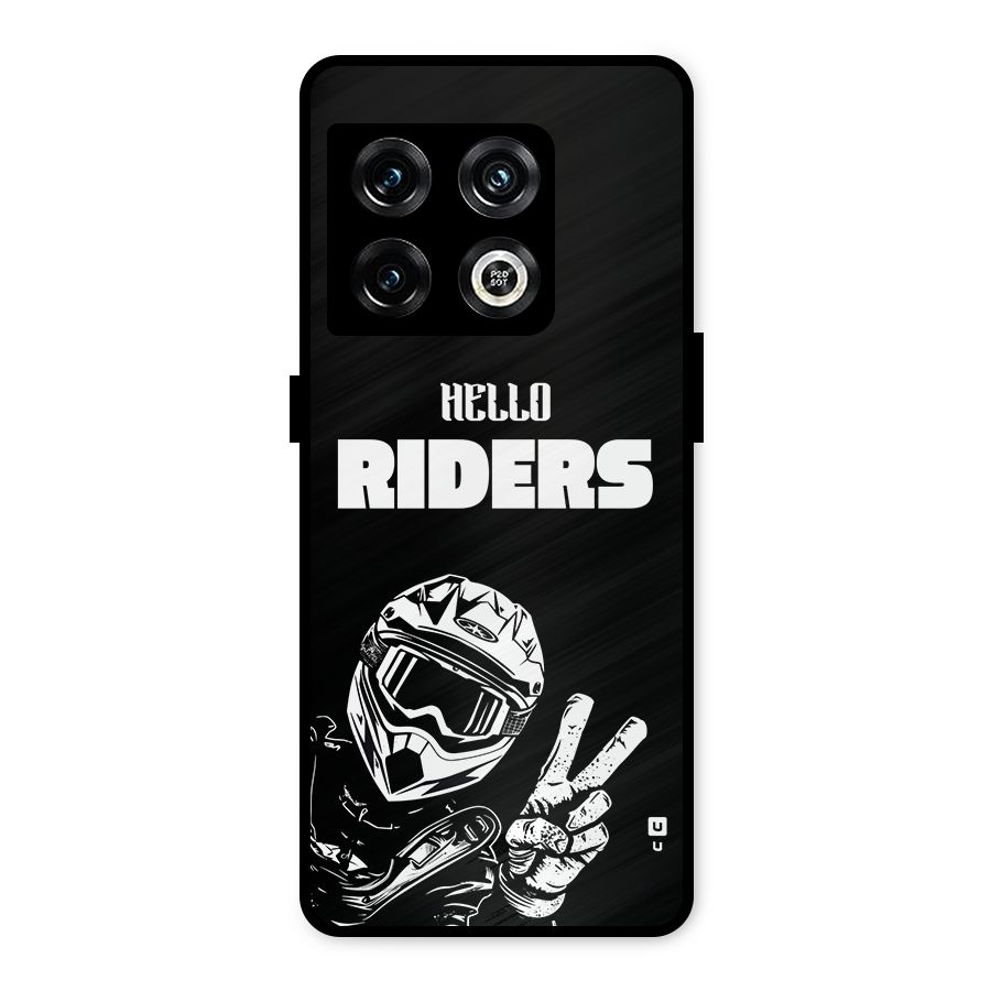 Hello Riders Metal Back Case for OnePlus 10 Pro 5G