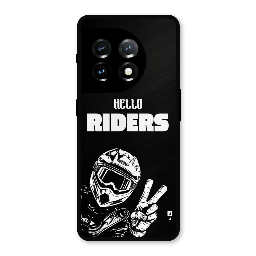 Hello Riders Metal Back Case for OnePlus 11