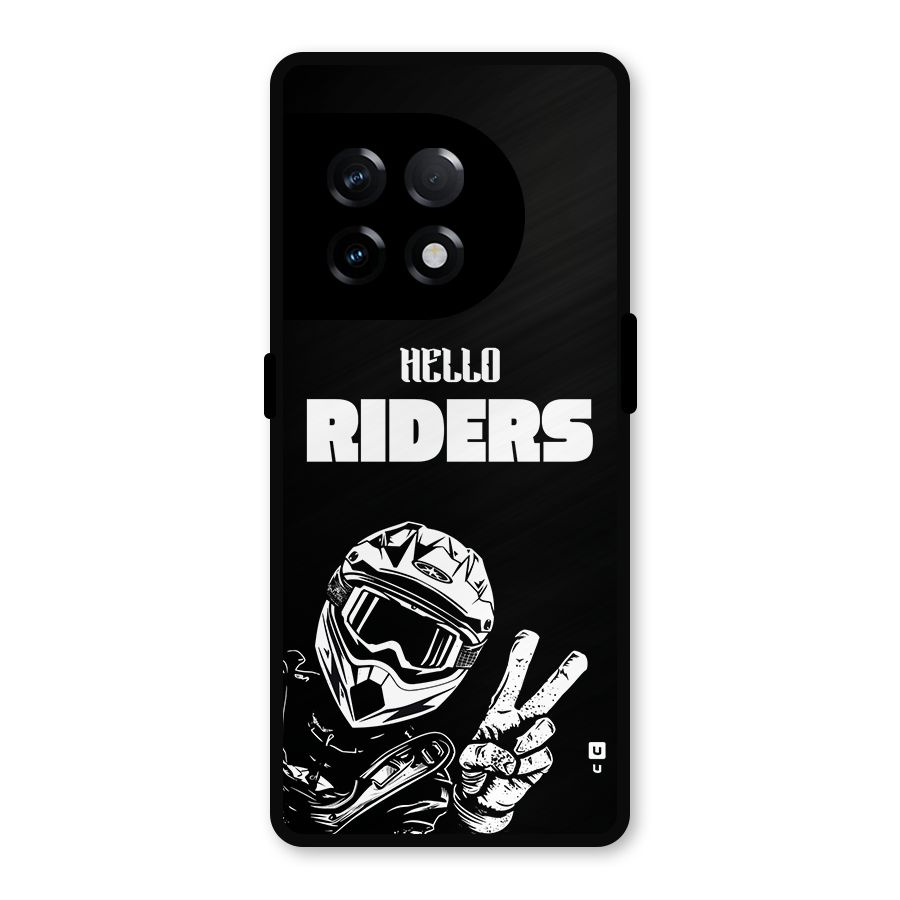 Hello Riders Metal Back Case for OnePlus 11R