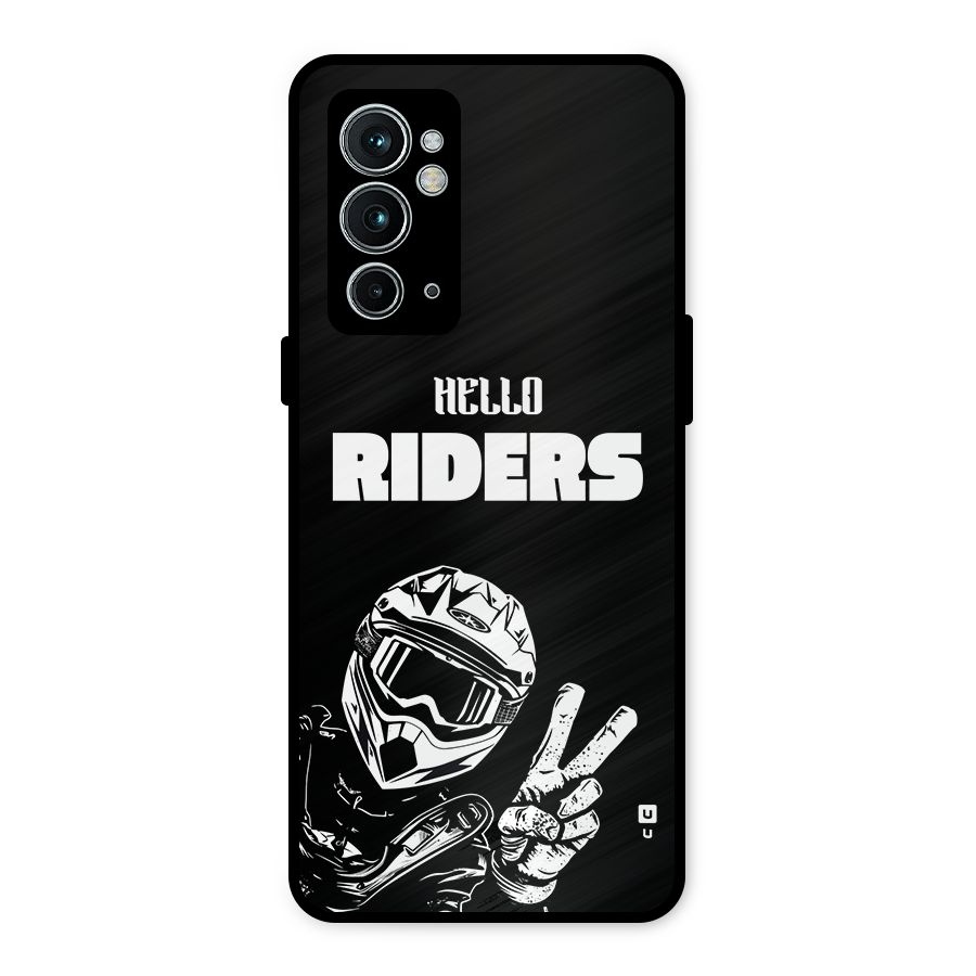 Hello Riders Metal Back Case for OnePlus 9RT 5G