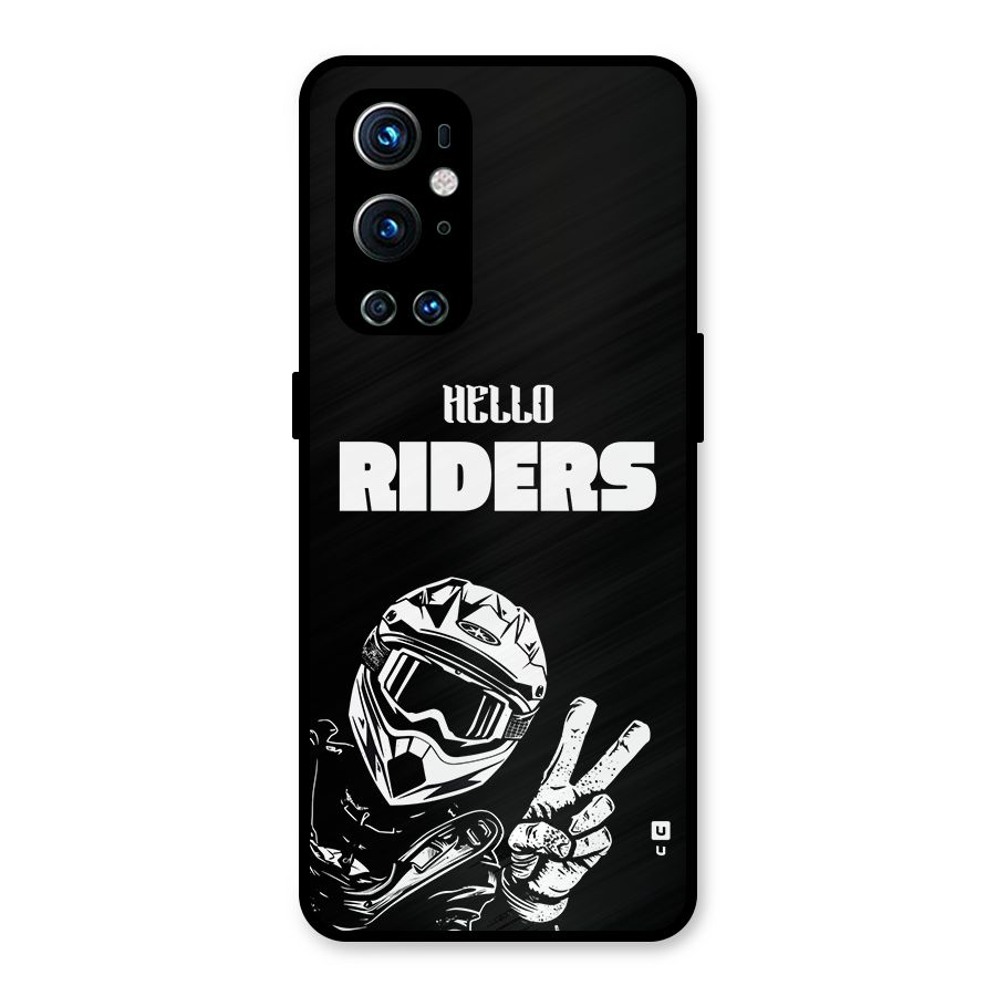 Hello Riders Metal Back Case for OnePlus 9 Pro