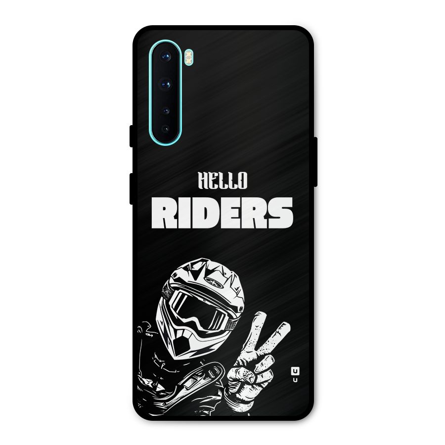 Hello Riders Metal Back Case for OnePlus Nord