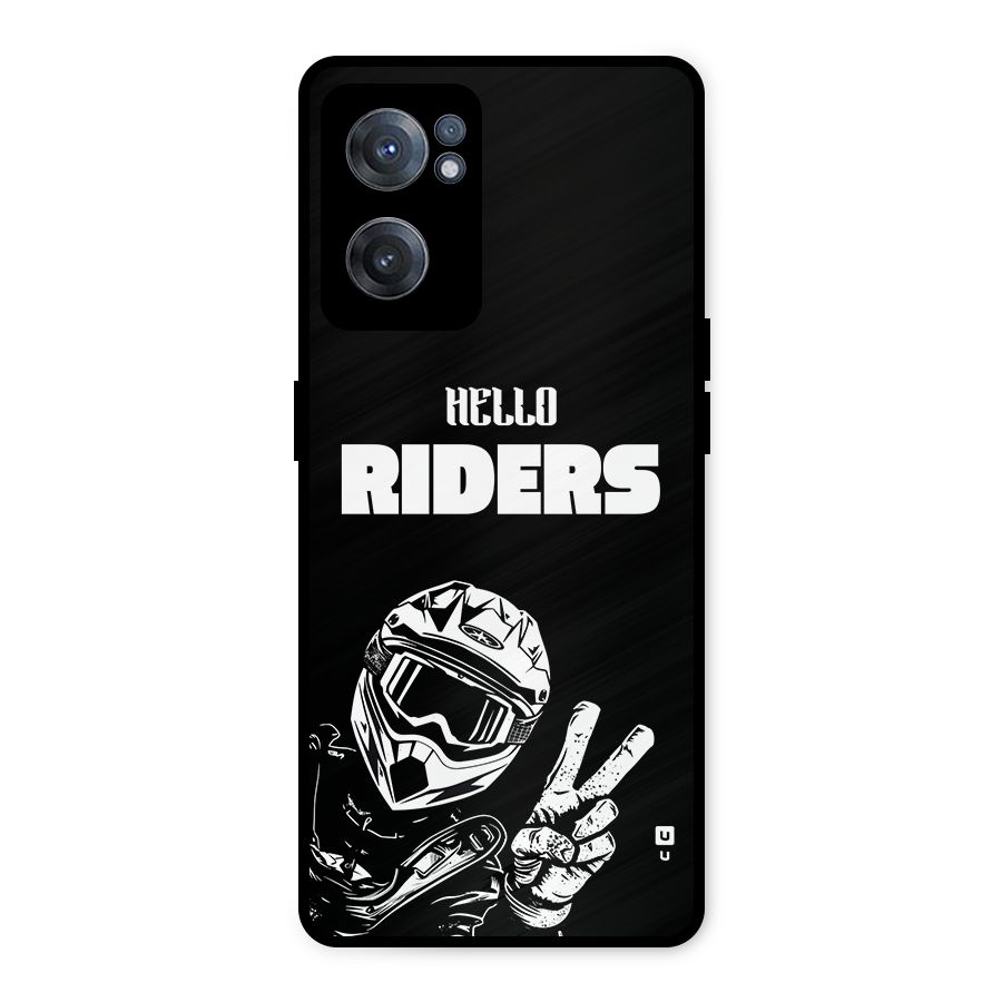 Hello Riders Metal Back Case for OnePlus Nord CE 2 5G