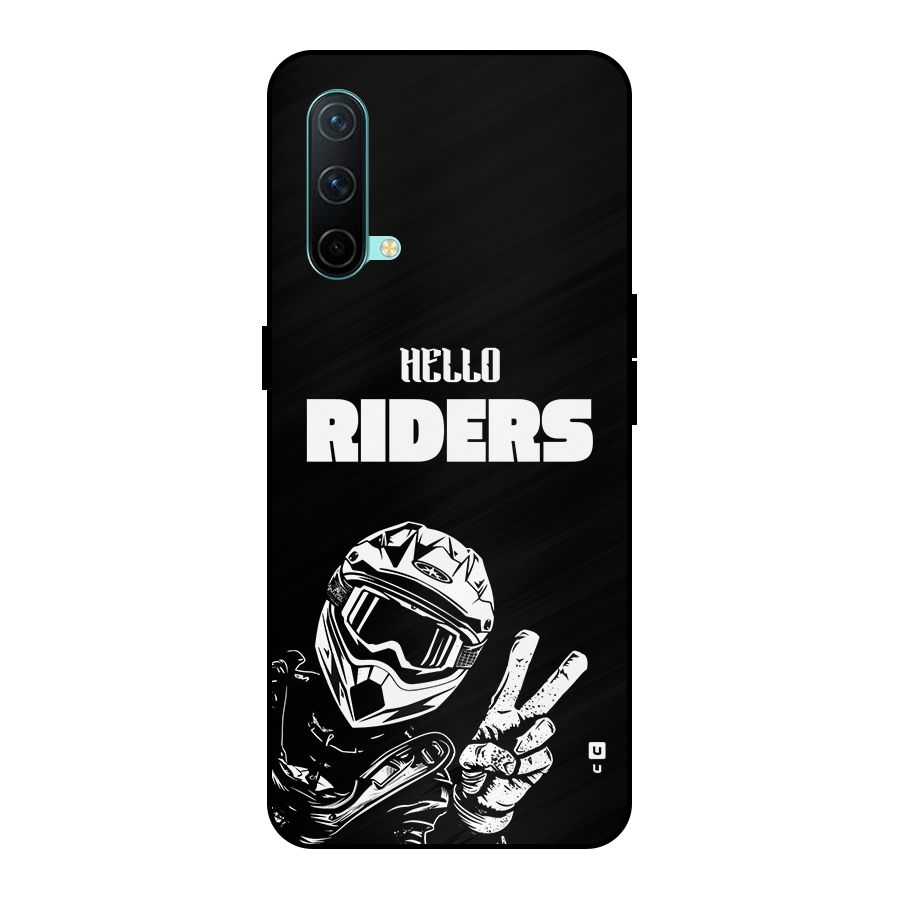Hello Riders Metal Back Case for OnePlus Nord CE 5G