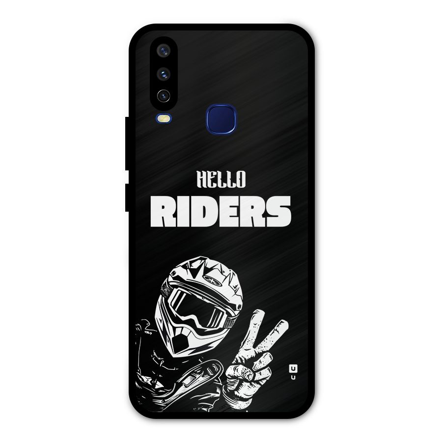 Hello Riders Metal Back Case for Vivo V17