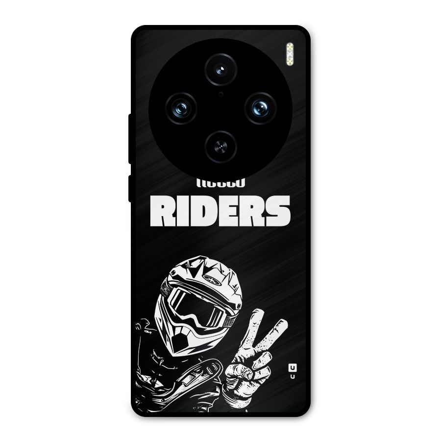 Hello Riders Metal Back Case for Vivo X100 Pro