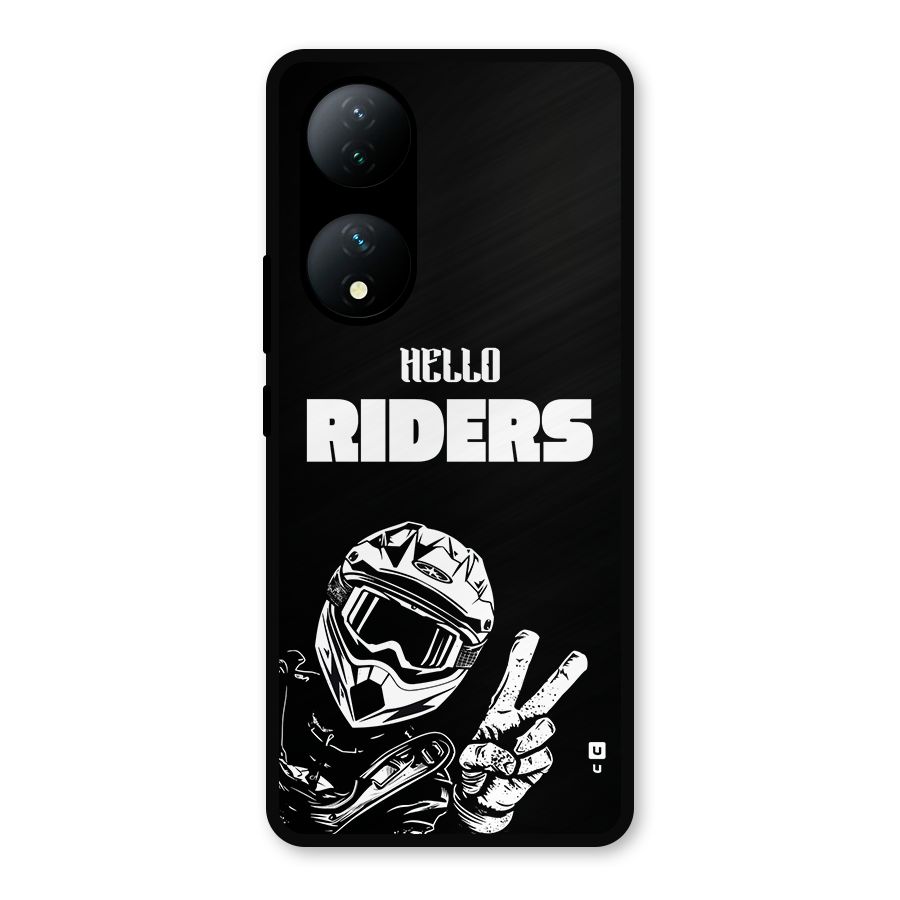 Hello Riders Metal Back Case for Vivo Y100