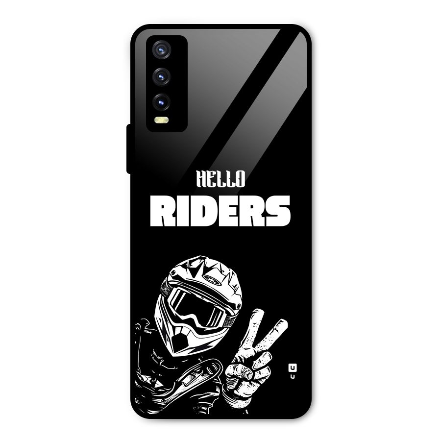 Hello Riders Metal Back Case for Vivo Y20