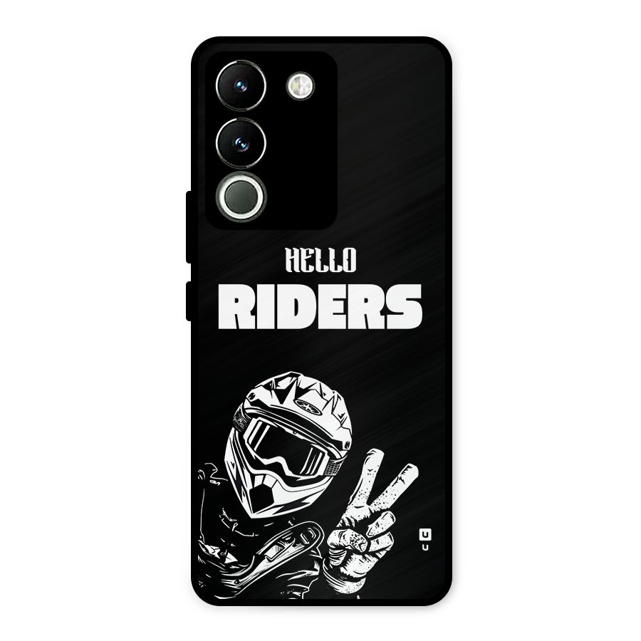 Hello Riders Metal Back Case for Vivo Y200